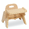 Fauteuil avec plateau et butée - T00