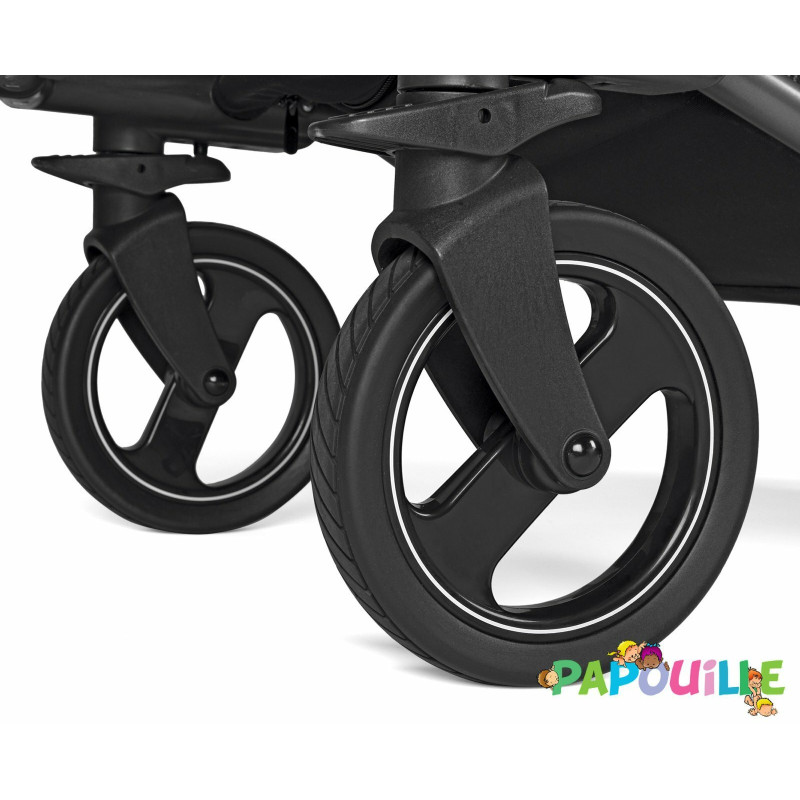 2 roues avant poussette double duette et triplette piroet peg perego