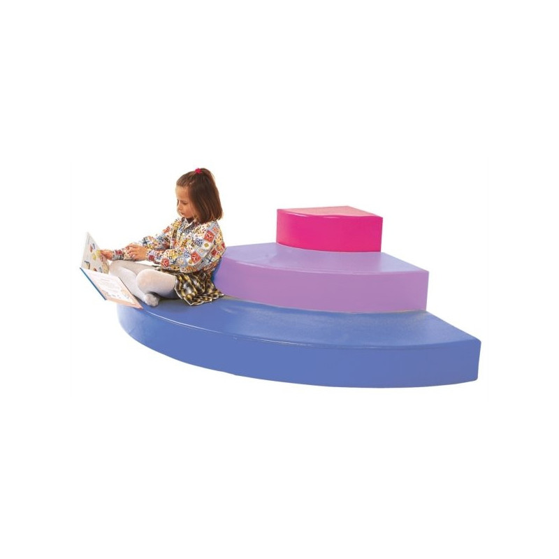 Module escad'angle podium en mousse pvc