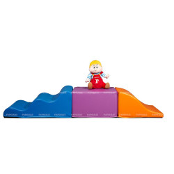 Kit modules vague onde avec velcro en mousse pvc
