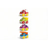 Lot de 4 mini véhicules