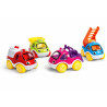 Lot de 4 mini véhicules
