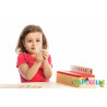 Carte d'apprentissage avec boîte de tri montessori en bois