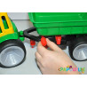 Grand tracteur avec remorque enfant