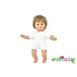 Poupon corps mou avec cheveux 30cm garçon