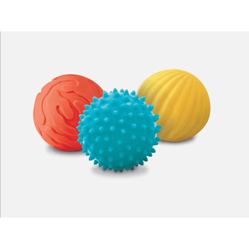3 balles tactiles sensorielles