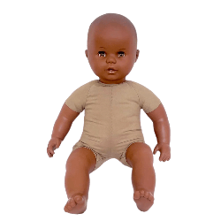 Grand poupon bébé 50 cm Africain