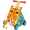 Chariot multi-activités chat en bois enfant (janod)