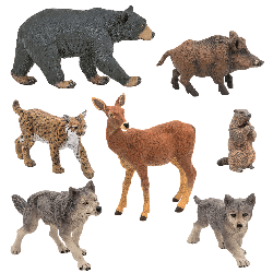 Lot de 8 figurines FERME - 10 mois+
