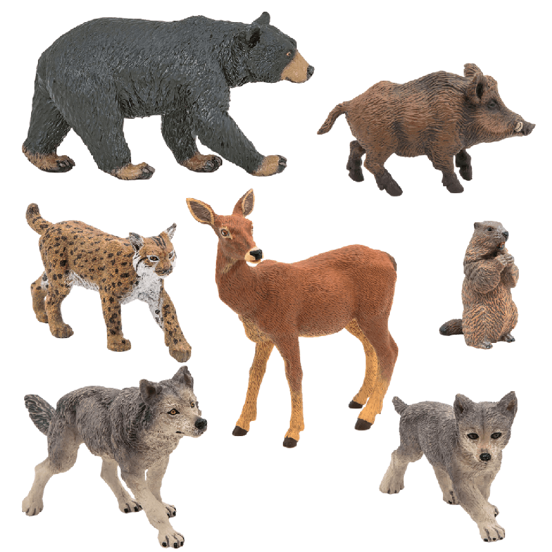 Lot de 8 figurines FERME - 10 mois+