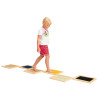 Chemin sensoriel et tactile enfant