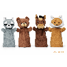 Les 4 marionnettes animaux
