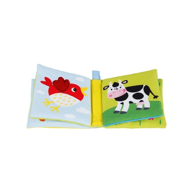 Livre d'images en tissu sonore pour crèche