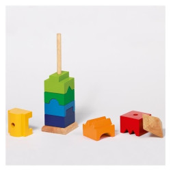 Tour en bois à empiler - crèche
