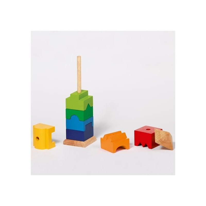Tour en bois à empiler - crèche