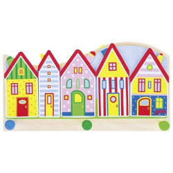 Porte manteau enfant, le village