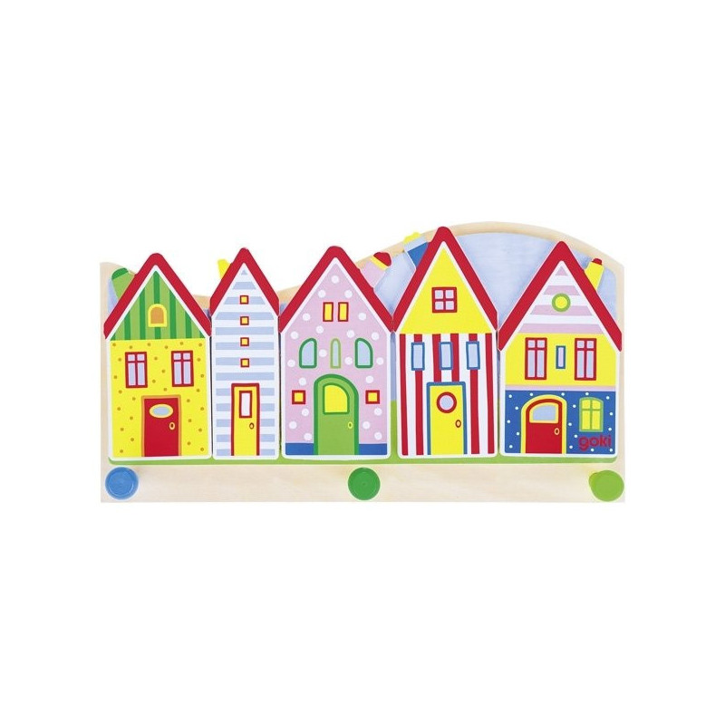 Porte manteau enfant, le village