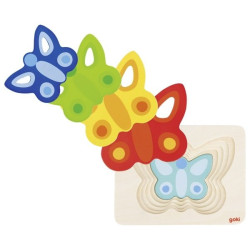 Puzzle à couches le papillon
