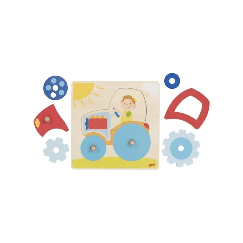 Puzzle tracteur fermier