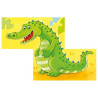 Puzzle de cubes animaux sauvages