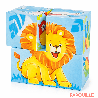Puzzle de cubes animaux sauvages