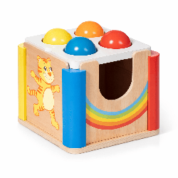 Jeu de maillet arc-en-ciel - 6 éléments