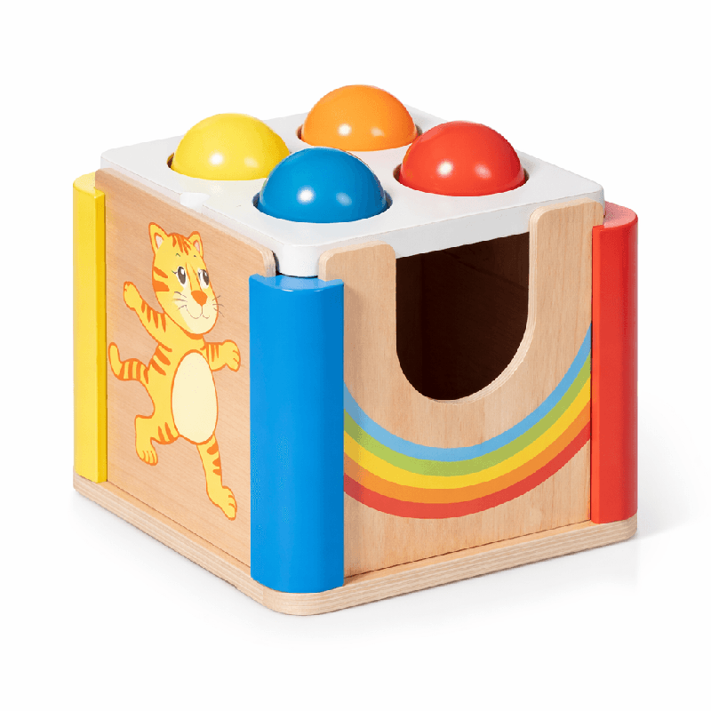 Jeu de maillet arc-en-ciel - 6 éléments