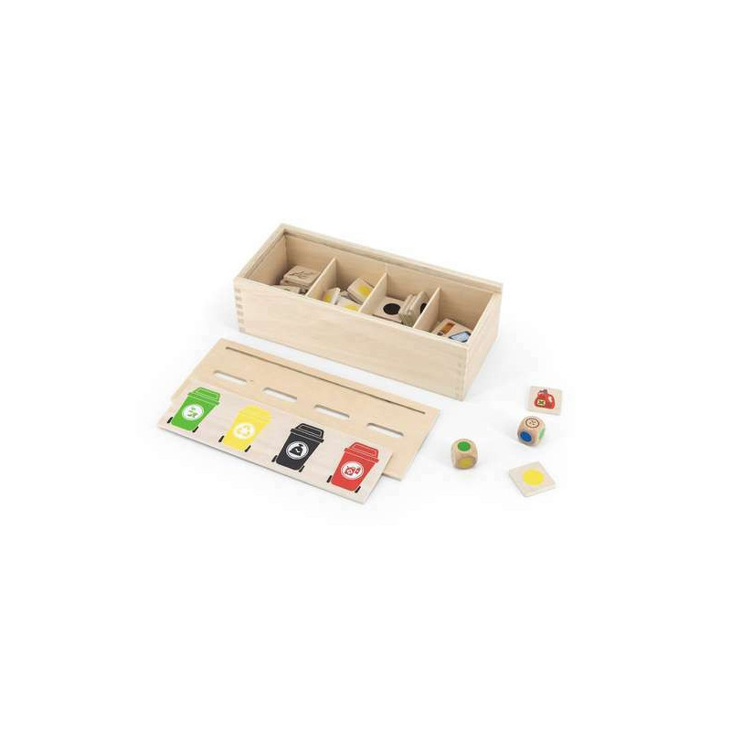 J'apprend le tri sélectif - jouet en bois -