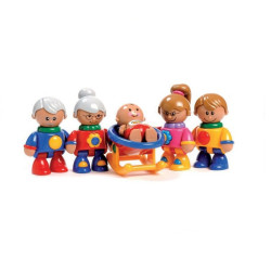 Figurines articulées famille européenne