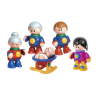 Figurines articulées famille européenne
