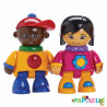 Figurines articulées les 4 copains d'école ( tolo )