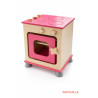 Bloc de cuisson imitation cuisinière en bois
