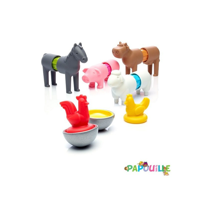 Animaux de la ferme magnétiques
