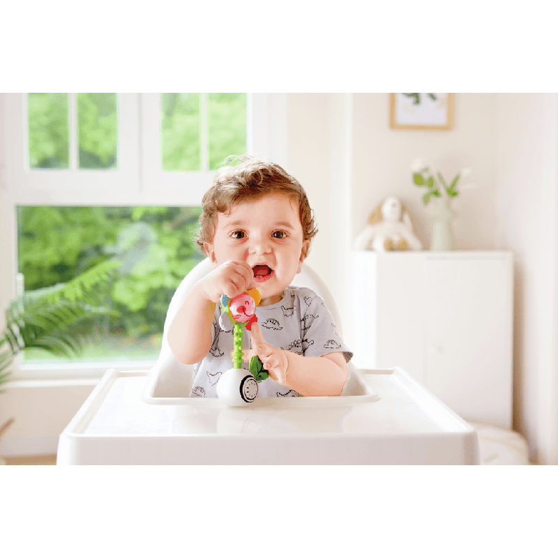 Hochet fleur musical