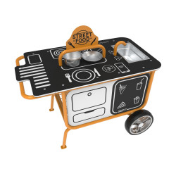 Station de streetfood - intérieur et extérieur