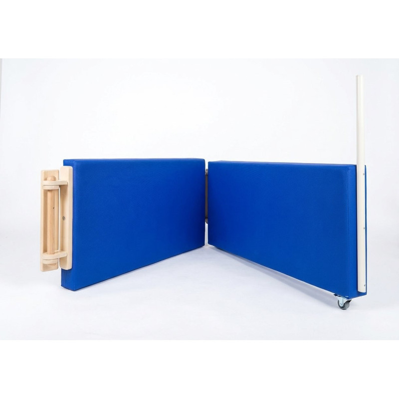 Barrière de séparation rabattable au mur