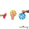3 balles alvéolées souples