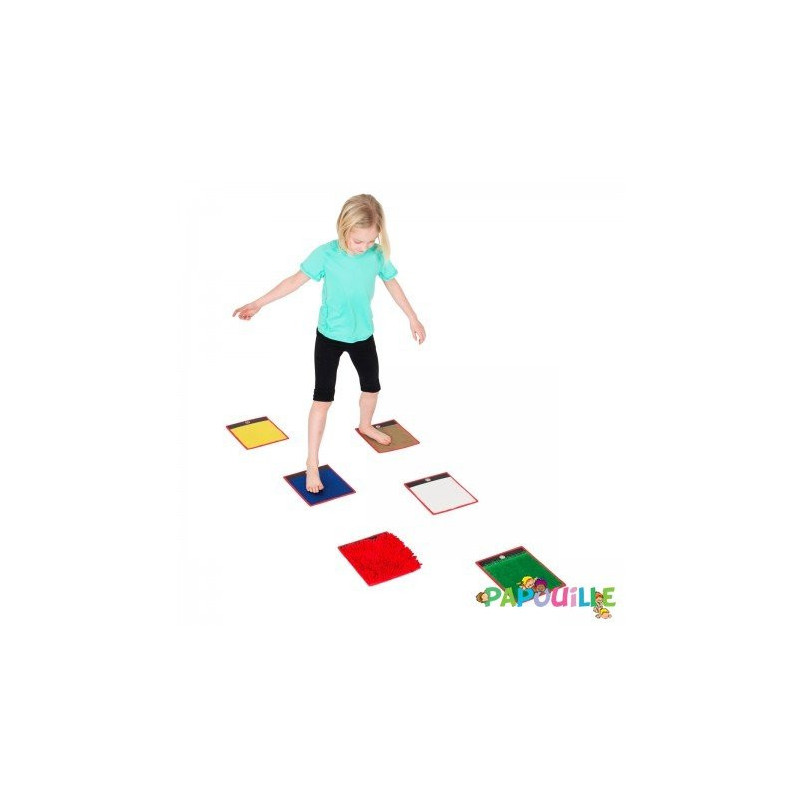Dalles tapis sensorielles lot de 6