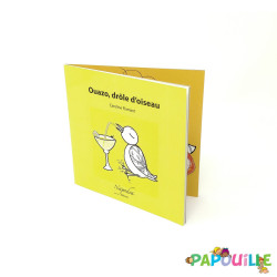 Livre enfant ouazo, drôle d'oiseau