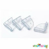 Lot de 4 protèges coins de table fin