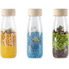 Lot de 3 bouteilles sensorielles nature