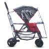 Habillage pluie pour poussette double caboose