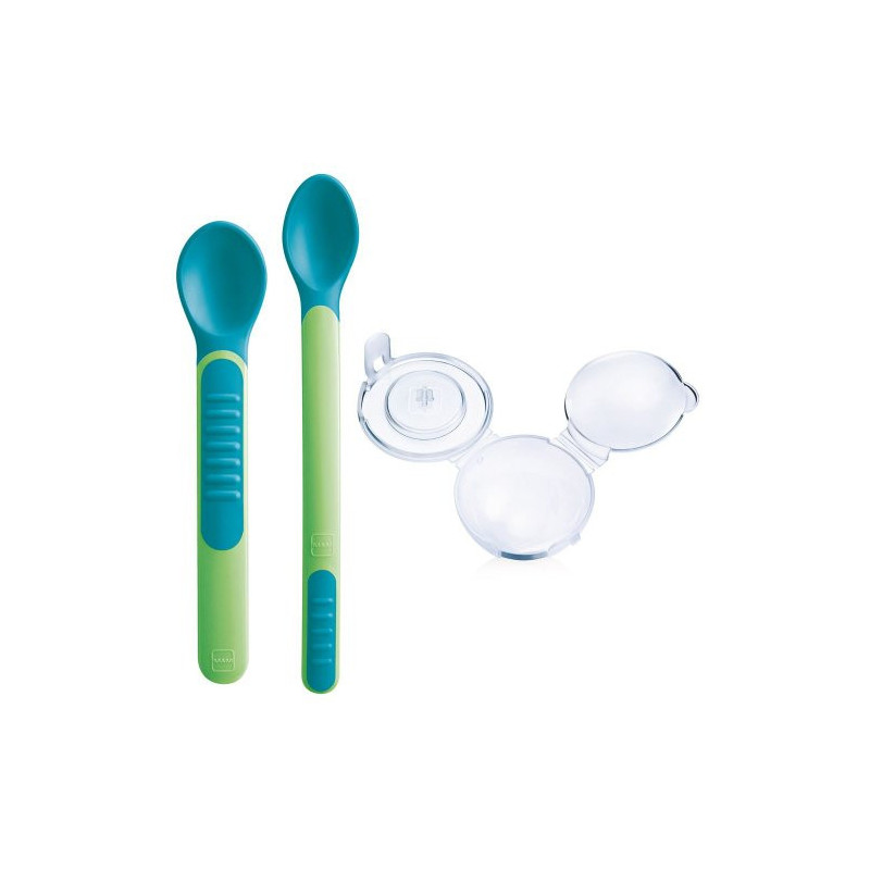 Lot de 2 cuillères thermosensibles - Rose
