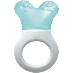 Anneau de dentition réfrigérant avec attache - Bleu