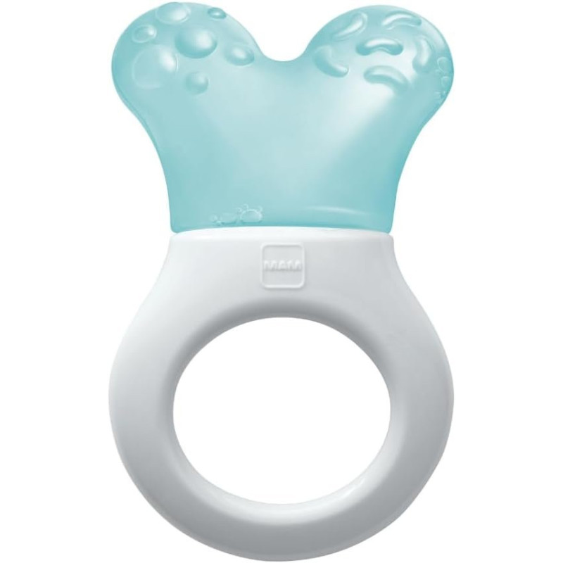Anneau de dentition réfrigérant avec attache - Bleu