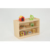 Shelf Cabinet with Back Wall. with 3 Shelves