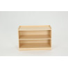 Shelf Cabinet with Back Wall. with 3 Shelves