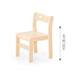 Chair "Ole". seat height: 35 cm. without armrest - (4 Chairs/Carton - Price per piece!)