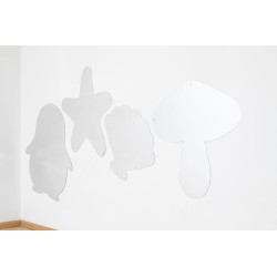 Set of 4 Mirror Elements for Indoor and Outdoor use