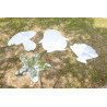 Set of 4 Mirror Elements for Indoor and Outdoor use